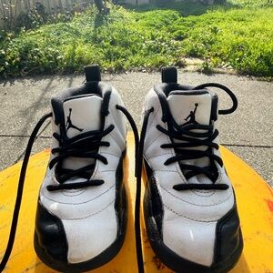 Nike Air Jordan Toddler Girl’s Black and White Floral Sneakers